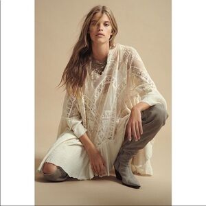 NWT Free People Layered in Lace Swing Dress XS